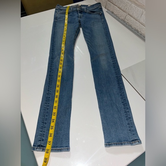 Rag & Bone Sz 27 Denim Jeans Skinny Pockets Brimfield Wash W1502K520 Made In USA - Picture 14 of 15